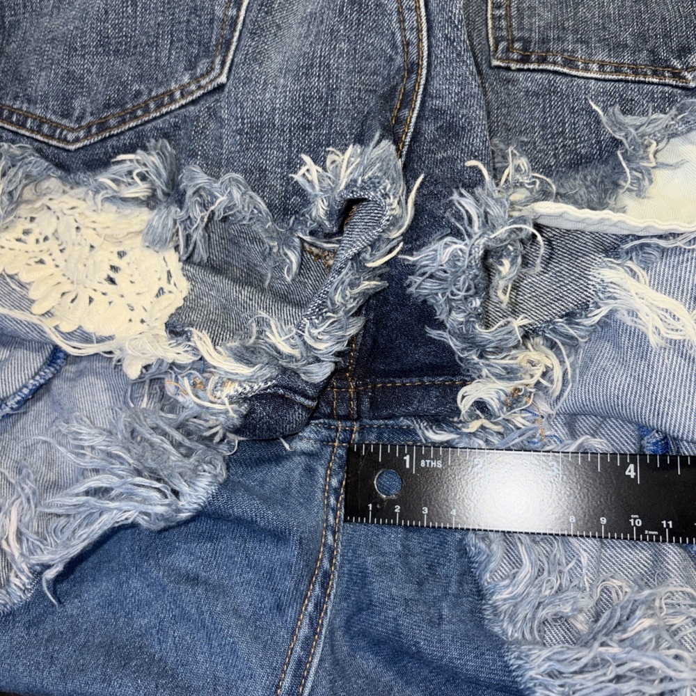 We The Free People Women's 29 Denim Cut Off Shorts Bundle Daisy Harlie - Picture 5 of 5